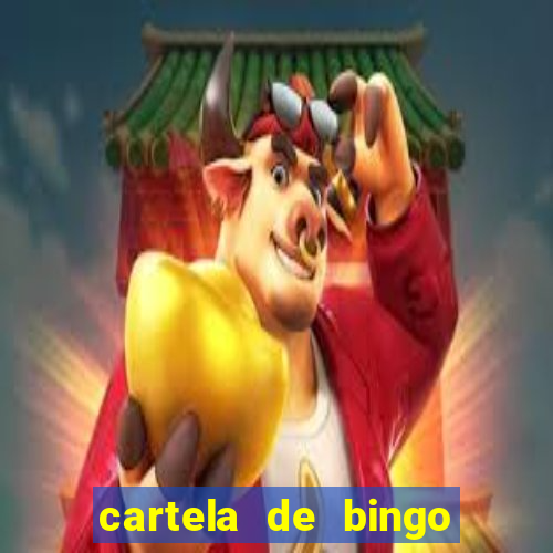 cartela de bingo cha de bebe